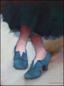 passacaille blue shoes 
and pink stockings  30&middot;40
&pound;295